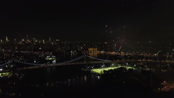 Aerial footage from the Astoria Park in Queens, NY for the Firework show 2018. This show happens eve