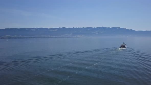 Aerial of Lake Constance, Germany