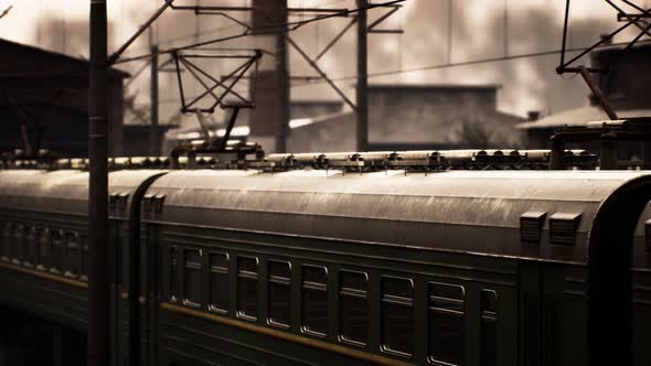 Old Soviet Electrical Train Staition alt