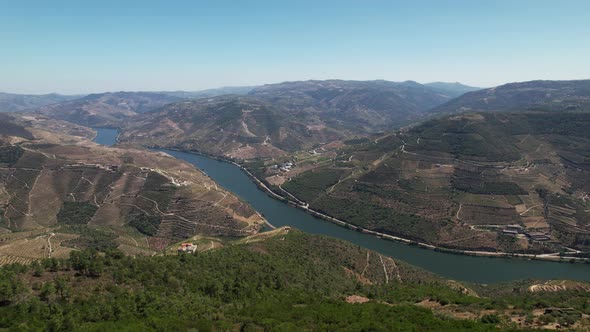 Beautiful Nature Landscape. River Douro, Portugal