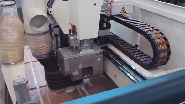 Woodworking CNC Machine in the Process