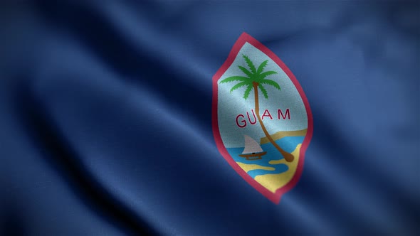Guam Flag Angle