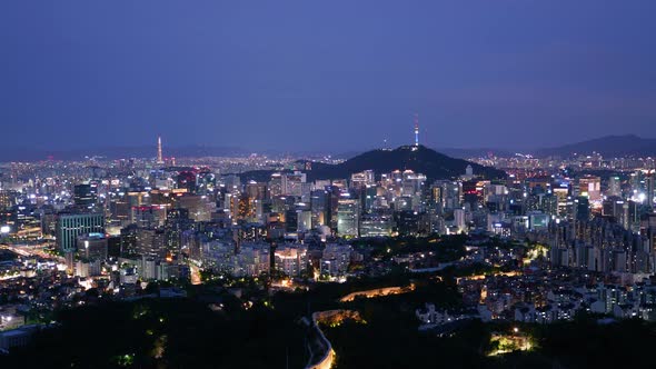 Seoul City Night