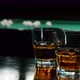 View Of Alcoholic Drink In The Background Billiard's Balls - VideoHive Item for Sale