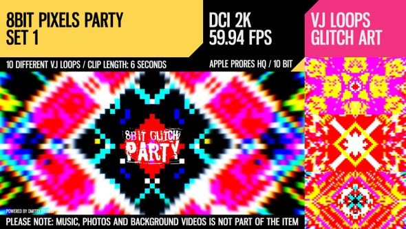 8 Bit Pixels Party (2K Set 1)