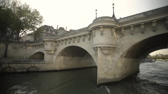 Pont de la Concorde bridge in Seine River