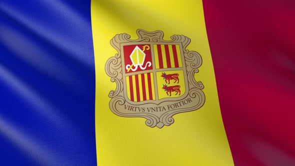 Flag of The Andorra