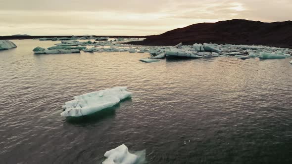 Jökulsárlón Glacier Lagoon in Iceland