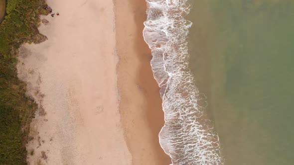 Wexford, Ireland - Aerial view of Ballymoney beach