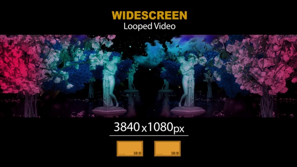 Widescreen Magic Garden Hall 04