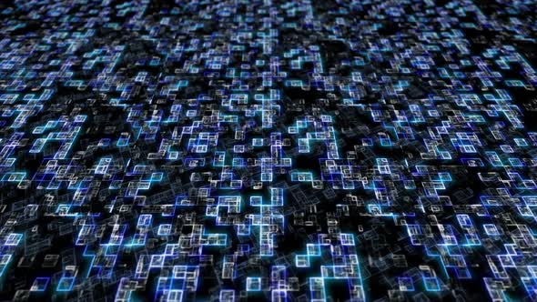 Big Data Blue Hexadecimal Digital Code alt