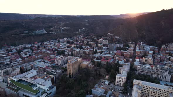 Sunset Over The City