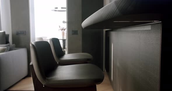 Bar Stools and Modern Kitchen