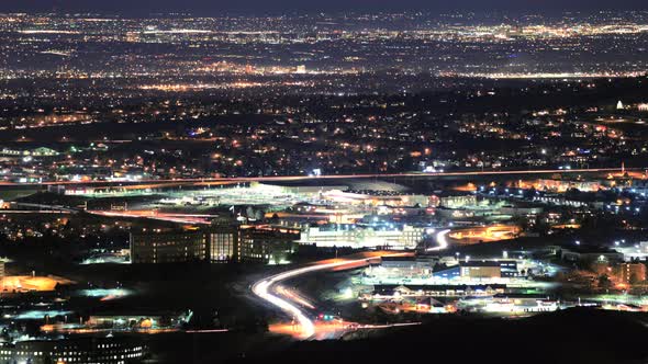 Denver Colorado Metro Area at Night