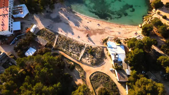 Port des Torrent beach in Ibiza, Spain