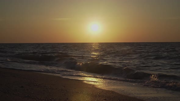 Beautiful Sunset on the Sea