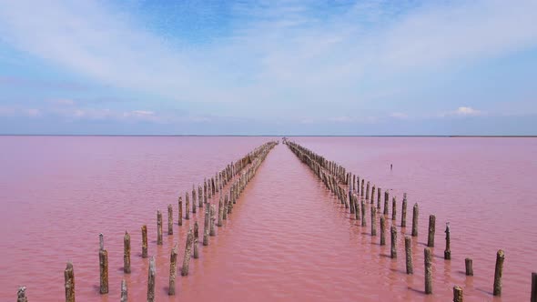 SasykSivash is the Largest Lake and Salt Lake on the Crimean Peninsula