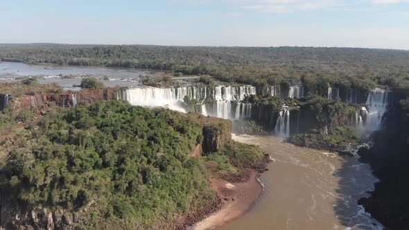 Cataratas iguaçu drone brasil