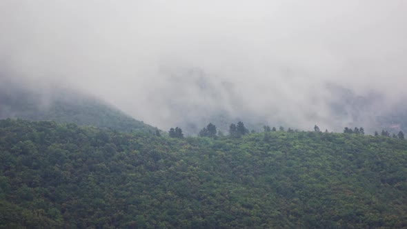 Fog Over Mountain