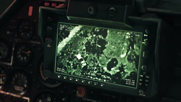 Army Helicopter Gun Target Search Screen Equipment Locked On Terrorists alt