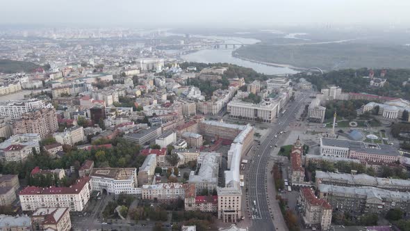 Kyiv - the Capital of Ukraine. Aerial View. Kiev