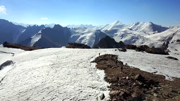 Huge Snow Mountains