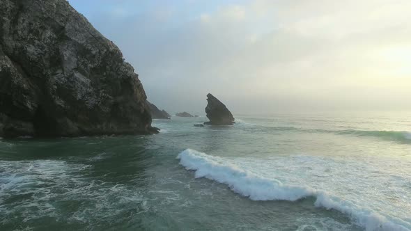 Praia da Adraga views on the coast of Portugal