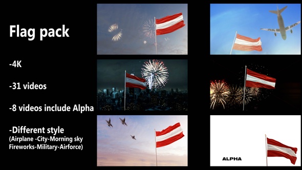 Austria Flag Pack