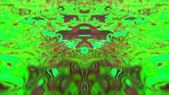 4k Green Liquid