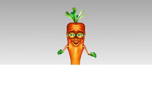 Carrot Promotion Ads  Looped 3D Animation alt
