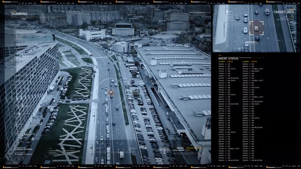 Drone Footage. Locating the Target. Selecting Available Agents for the Mission. alt