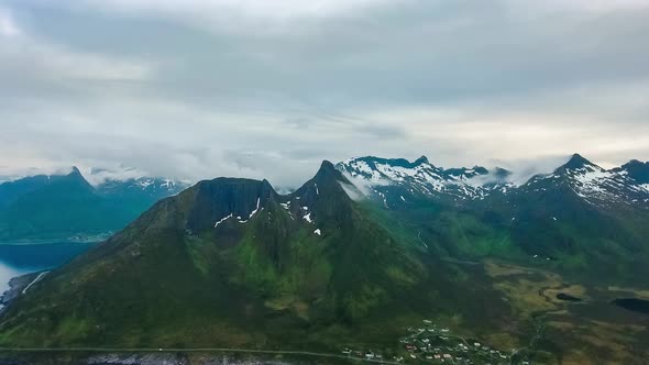 Mefjordvar, Island Senja. Beautiful Nature Norway Natural Landscape Mefjord