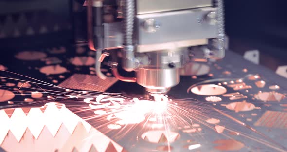 CNC Laser Cutting of Metal, Modern Industrial Technology