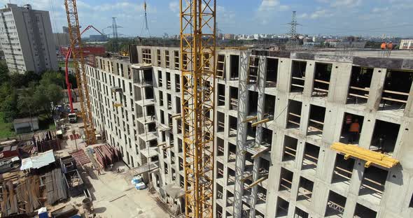 A Vertical Inspection of Construction Site of a Multi Storey Building