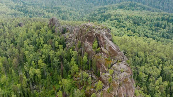 The mount The Krasnoyarsk Pillars