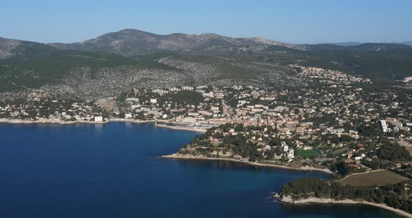 The Cassis bay, Provence, France