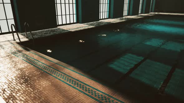 View Empty Public Swimming Pool Indoors alt