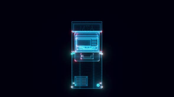 Automated Teller Machine Or Atm Hologram Hd