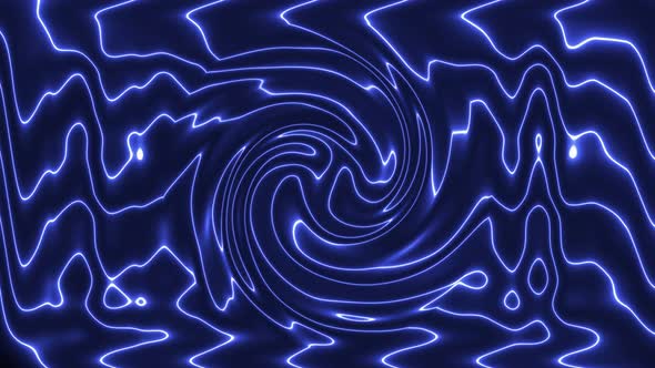 neon line wave background animation. Vd 2145