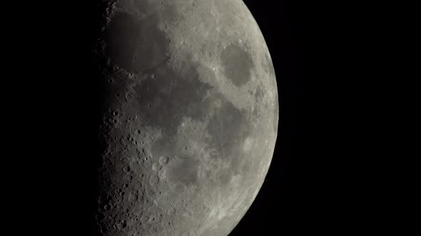 Moon Close-up. Planet Satellite.