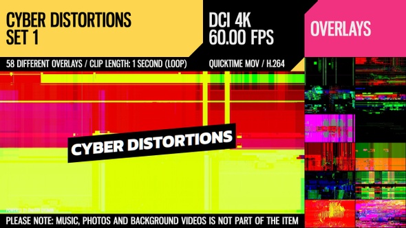 Cyber Distortions (4K Set 1)