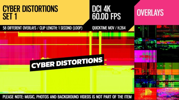 Cyber Distortions (4K Set 1) alt