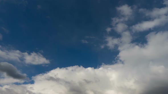 Cloudy Evening Sky Time Lapse 