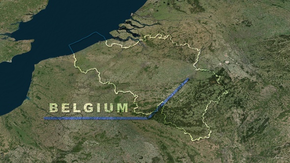 Belgium World Map