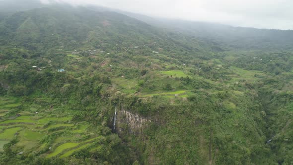 Rice Terraces in the Mountains