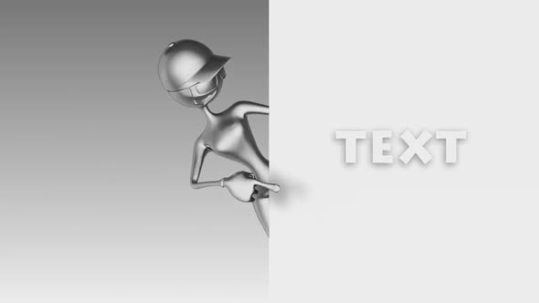 Silver 3D Woman - Billboard Show 2 alt