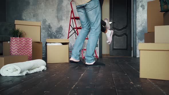 Spouses in Slippers Relocating Into New House