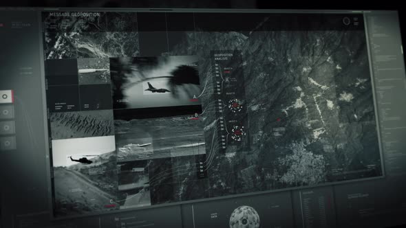 Army Aircrafts Position Coordinates Information By A Futuristic Interface alt