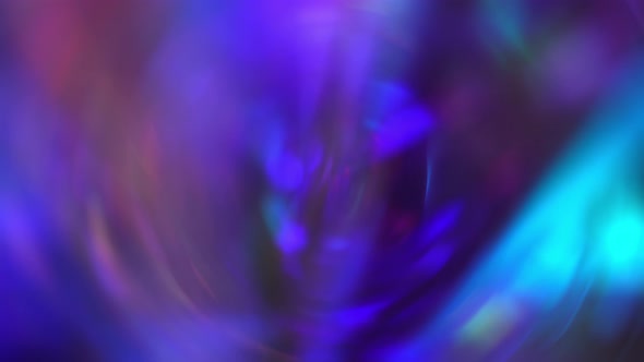Blurry Holographic Iridescence Background in Retro Wave Style
