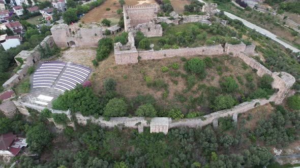 Aerial Medieval Castle